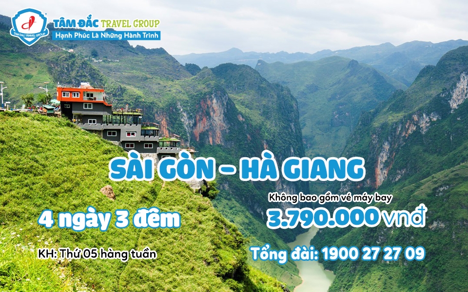 Tour du lịch Sài Gòn - Hà Giang 4 ngày 3 đêm giá rẻ chất lượng